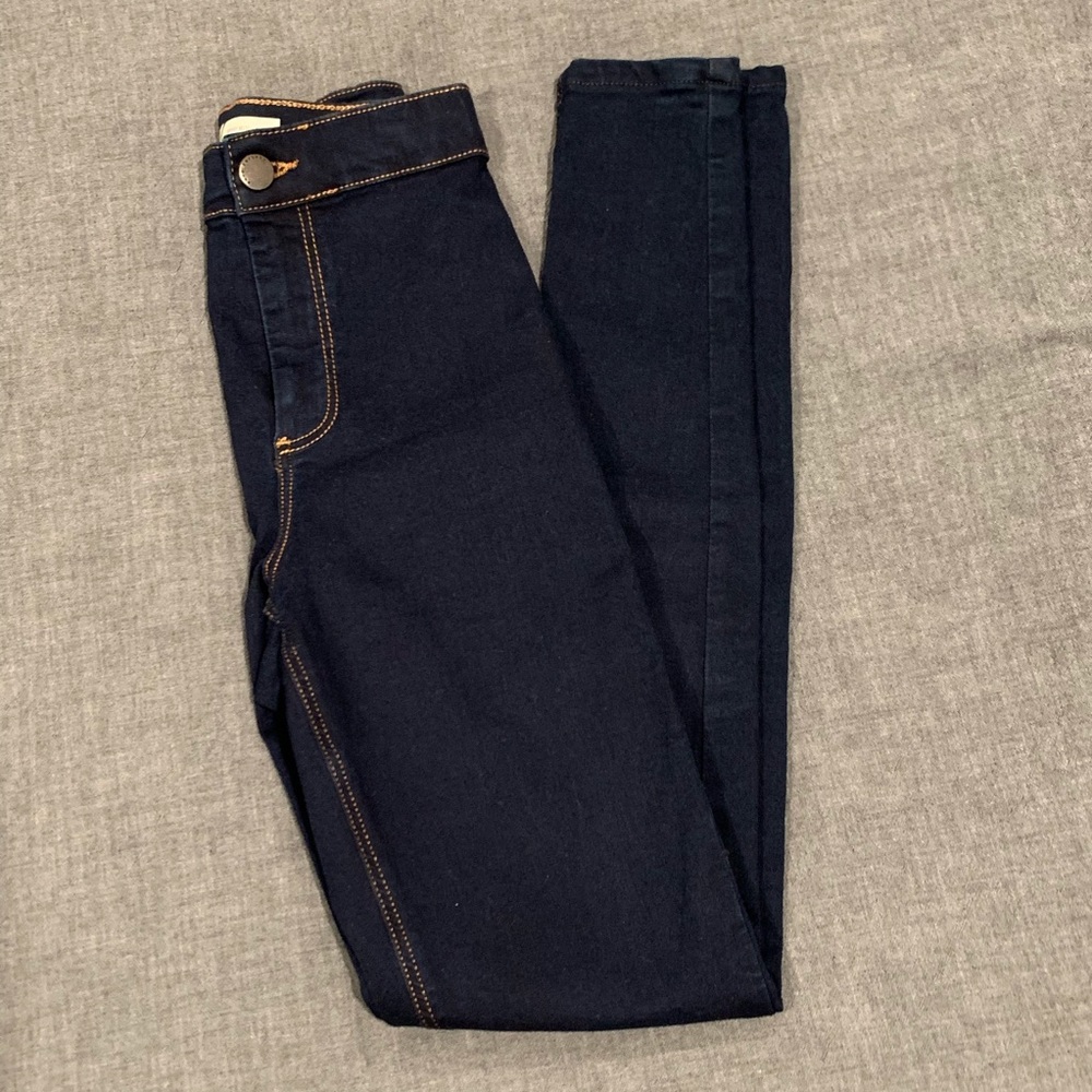 Dark Wash Topshop Jeggings